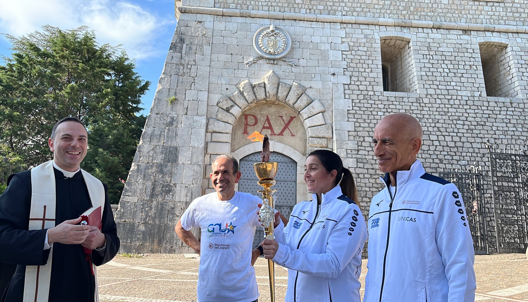 Il Corteo Storico Terra Sancti Benedicti all’inaugurazione dei CNU 2022